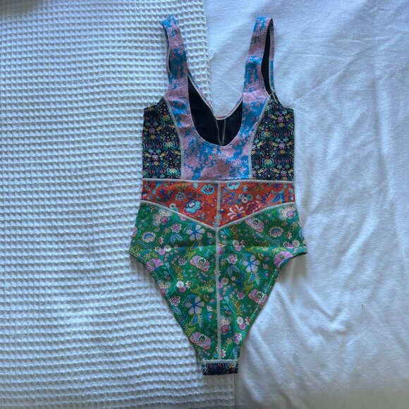Cynthia Rowley Kalleigh Floral One Piece Swimsuit - Picture 6 of 11